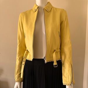 Anthropologie - Brand new leather jacket with tag